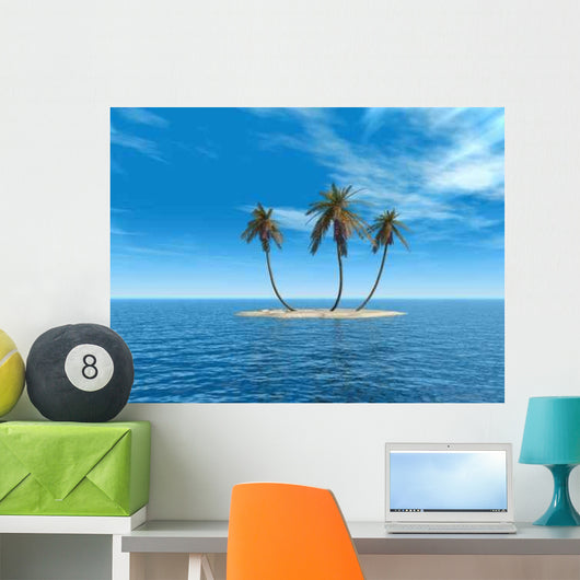 Mid Island Wall Decal