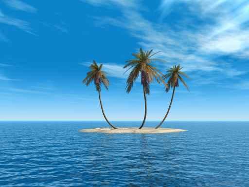 Mid Island Wall Decal