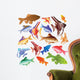 17 Different Aquarium Fish Wall Decal