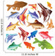 17 Different Aquarium Fish Wall Decal