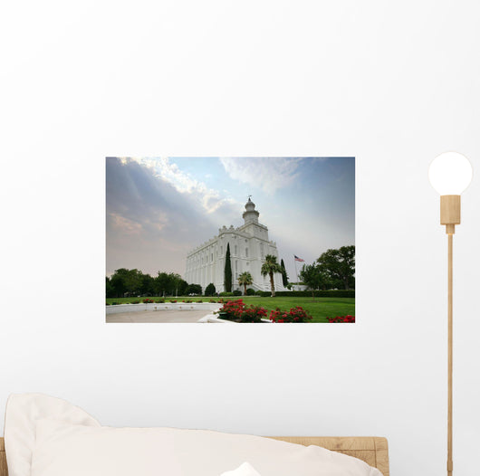 St George Temple Wall Decal