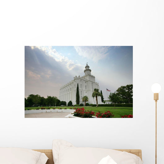 St George Temple Wall Decal