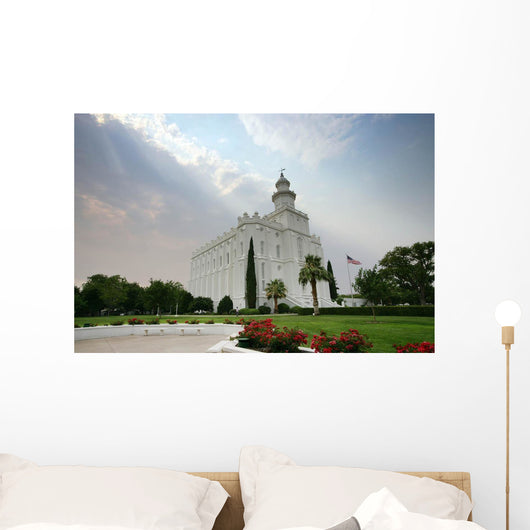 St George Temple Wall Decal