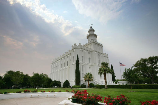 St George Temple Wall Decal