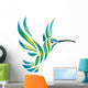Humming-bird vector Wall Decal
