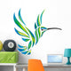Humming-bird vector Wall Decal