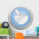 Light Colored Icon "Prescription / Pharmacy Symbol" Wall Decal