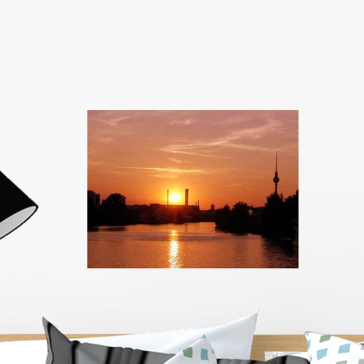 Sonnenuntergang Berlin Wall Decal