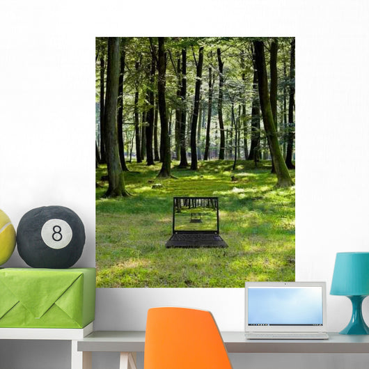 Computer Af Forrest Wall Decal