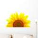 Sunflower isolated on white background Wall Decal