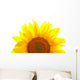 Sunflower isolated on white background Wall Decal
