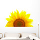 Sunflower isolated on white background Wall Decal