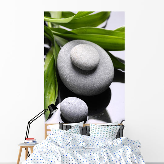 Spa Stones and Bamboo