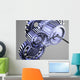 Silver Gear I Wall Mural