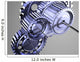Silver Gear I Wall Mural