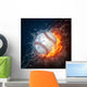 Baseball Ball Wall Mural