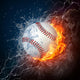 Baseball Ball Wall Mural