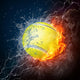 Tennis Ball Wall Mural