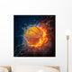 Basketball Ball Wall Mural