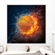 Basketball Ball Wall Mural