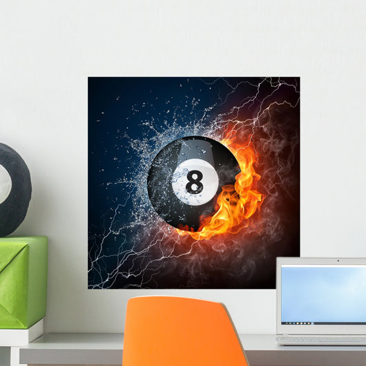 Pool Billiards Ball Wall Mural