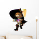 Gestiefelter Kater in der Offensive Wall Decal