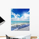 Beautiful coast of beach at day. Nature composition. Wall Mural