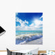 Beautiful coast of beach at day. Nature composition. Wall Mural