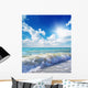 Beautiful coast of beach at day. Nature composition. Wall Mural
