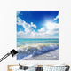 Beautiful coast of beach at day. Nature composition. Wall Mural