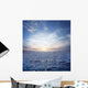 blue sky and ocean Wall Mural