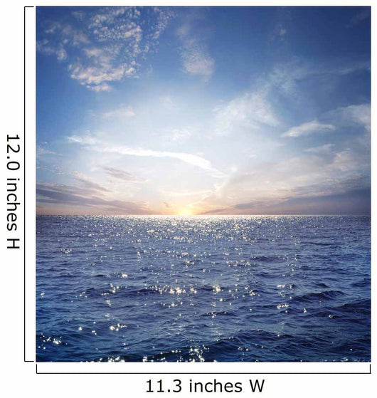blue sky and ocean Wall Mural