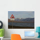 Warning against Polar Bears Wall Decal