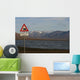 Warning against Polar Bears Wall Decal
