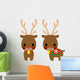 Christmas Reindeer Wall Mural