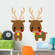 Christmas Reindeer Wall Mural