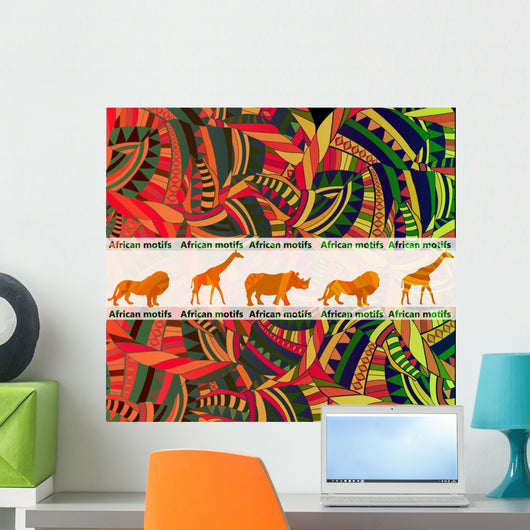 african motifs Wall Mural
