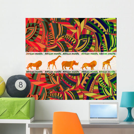 african motifs Wall Mural