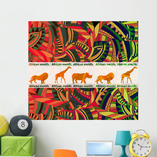 african motifs Wall Mural