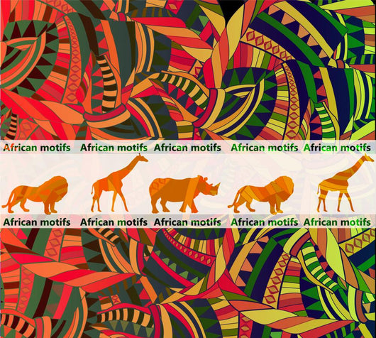 african motifs Wall Mural