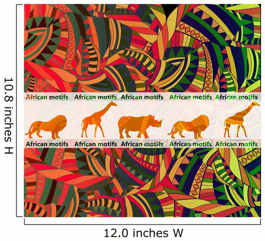 african motifs Wall Mural