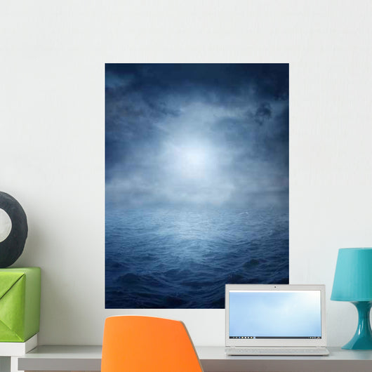 Storm Sea Wall Decal