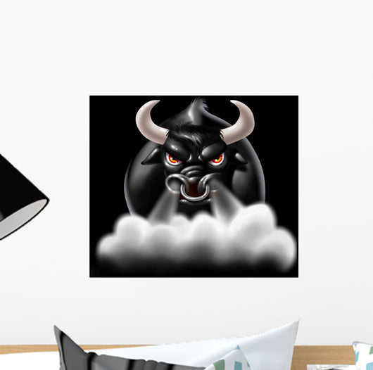bull Wall Mural