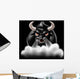 bull Wall Mural