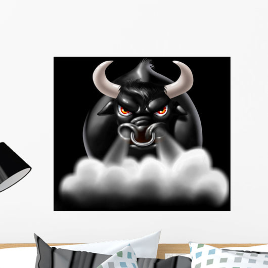 bull Wall Mural