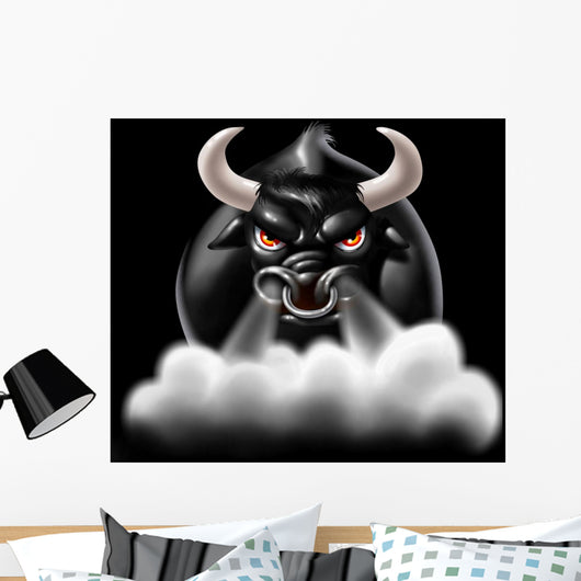 bull Wall Mural