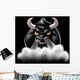 bull Wall Mural