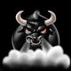 bull Wall Mural