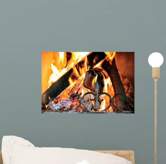 Kaminfeuer Wall Mural