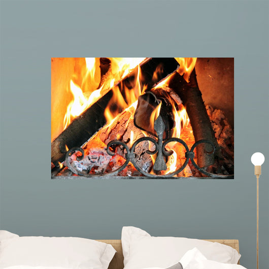 Kaminfeuer Wall Mural